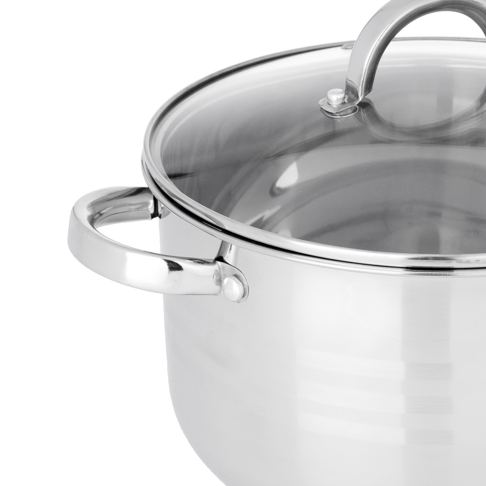 VETTA Фултон Кастрюля 24х14см, 5,4л, со стекл. крышкой, индукция, арт.№ 822-115