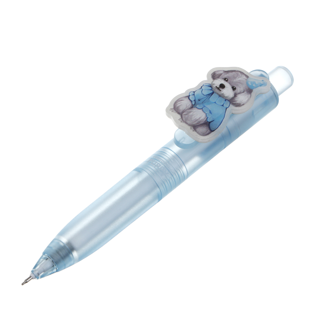 Ручка автоматическая гелевая синяя "Релакс собачки", 3 вида, арт.№ 591-316