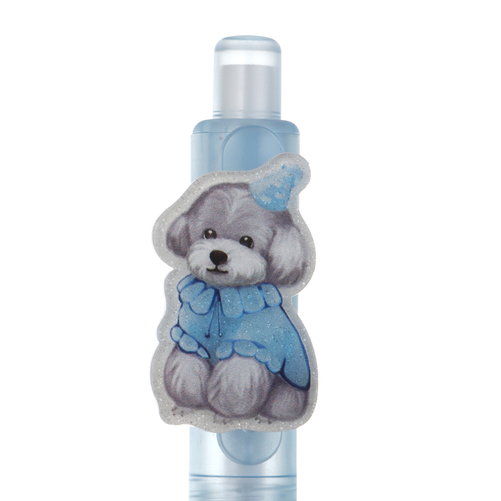 Ручка автоматическая гелевая синяя "Релакс собачки", 3 вида, арт.№ 591-316