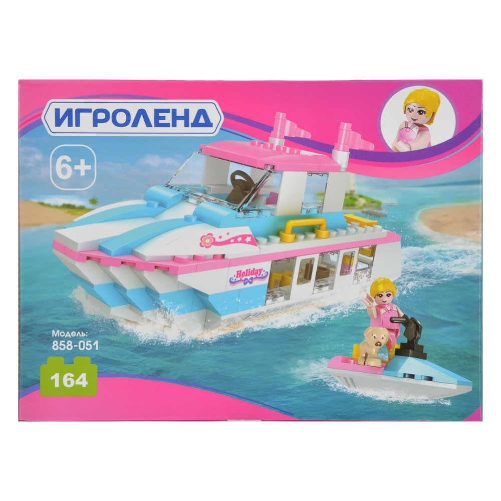 ИГРОЛЕНД Конструктор "Истории Подружек", от 160 дет., ABS, 20х15х5см, арт.№ 858-051