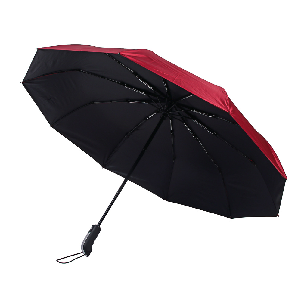 Зонт универсальный автомат, диаметр 102 см, 10 спиц, металл, полиэстер, UF, 6 цветов, арт.№ 302-406