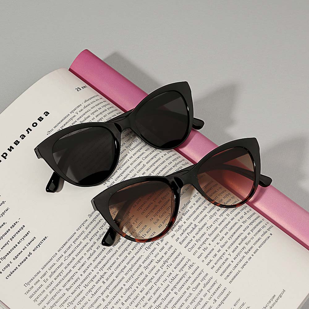 GALANTE Очки солнцезащитные женские, пластик, 142х42мм, 4 цвета, арт.№ 304-431