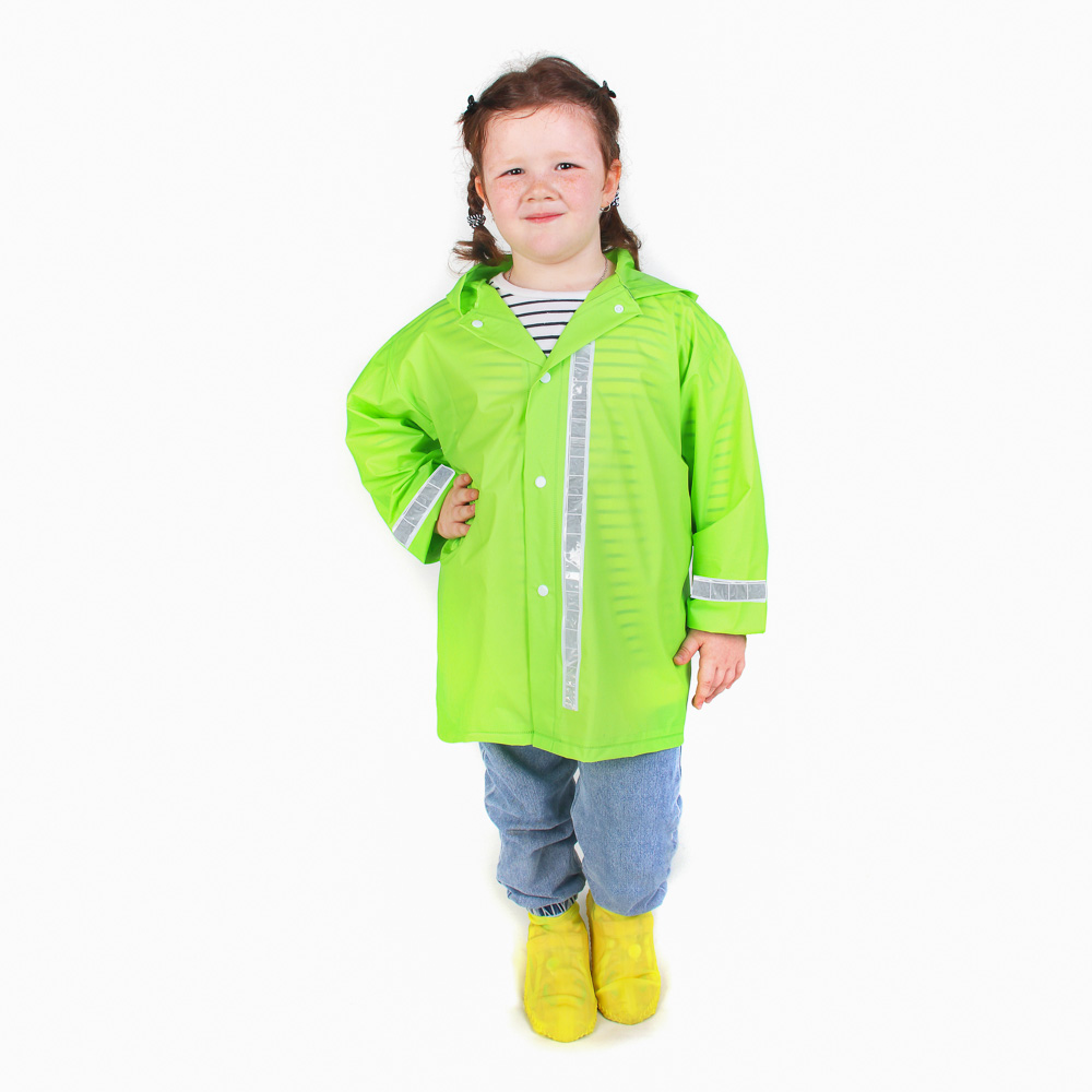 INBLOOM Дождевик детский с СОП M:73х53см, S: 60х50см, ПВХ 120 мкм, арт.№ 188-091