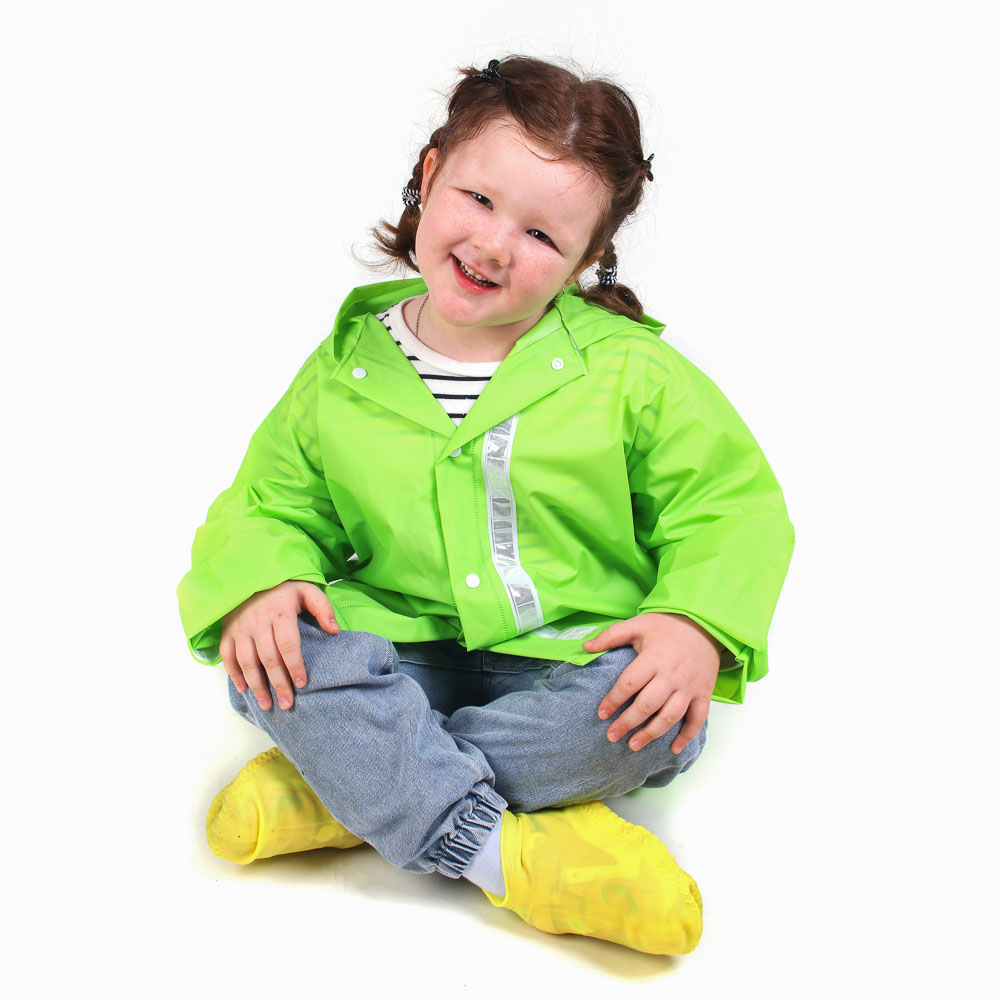 INBLOOM Дождевик детский с СОП M:73х53см, S: 60х50см, ПВХ 120 мкм, арт.№ 188-091
