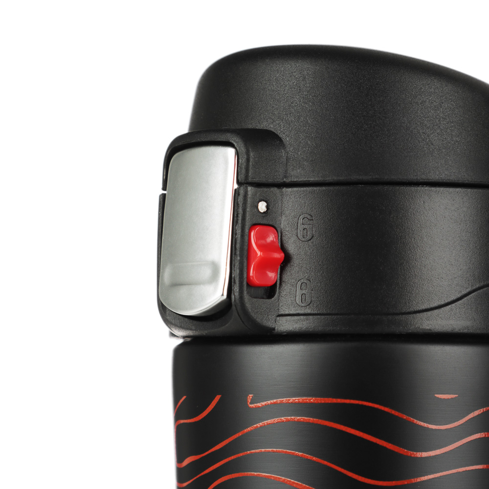 BY Герои Термос-кружка с крышкой на защелке, 450мл, нерж. сталь, 3 дизайна, арт.№ 841-826