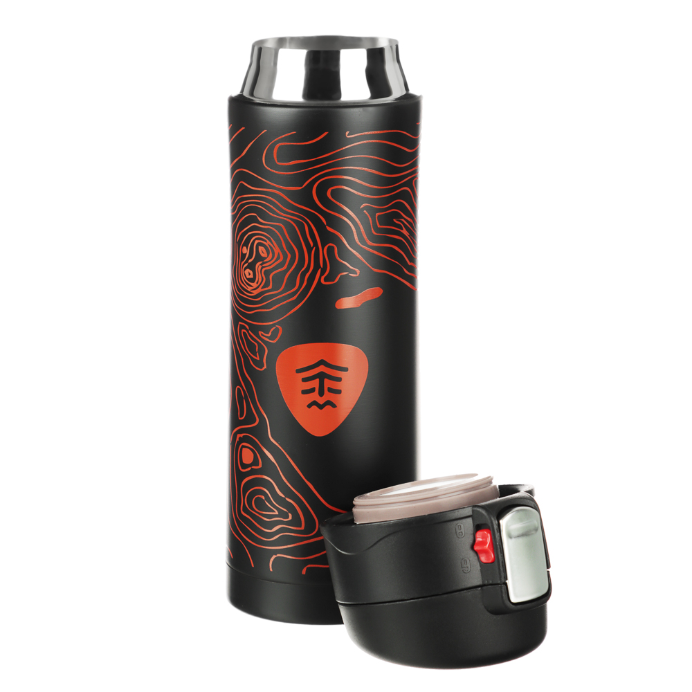 BY Герои Термос-кружка с крышкой на защелке, 450мл, нерж. сталь, 3 дизайна, арт.№ 841-826