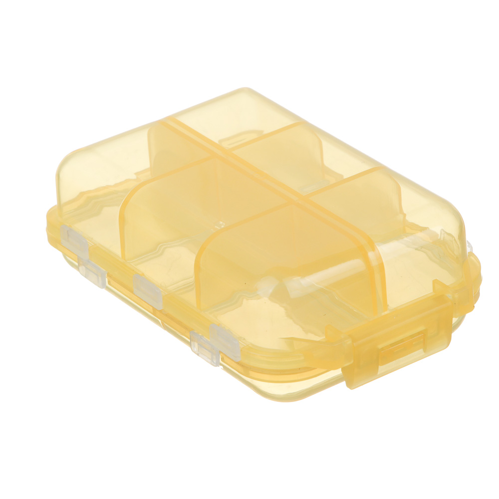 VETTA Бокс для таблеток 10 ячеек, 9х6х3 см, пластик, арт.№ 414-210