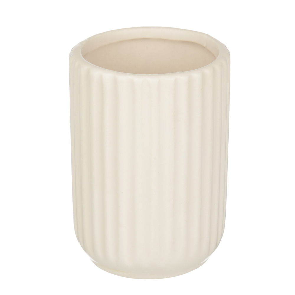 VETTA Стакан для ванной комнаты "Вертикаль", керамика, 3 цвета, арт.№ 463-970