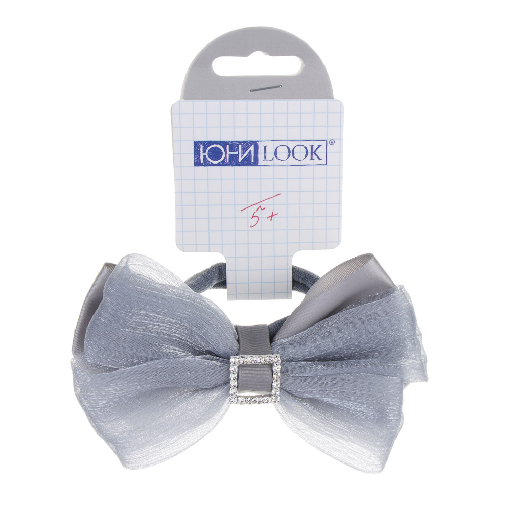 ЮНИLOOK Резинка для волос детская, 10см, полиэстер, 3 цвета, ШБ23-05, арт.№ 322-041