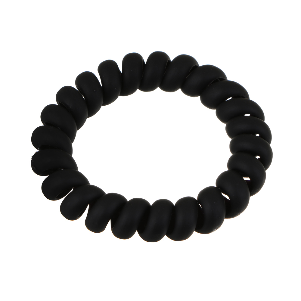 Резинки-пружинки для волос ЮНИLOOK,  3шт, d5-5,5см, пластик, 2 цвета, ACS-101, арт.№ 322-047