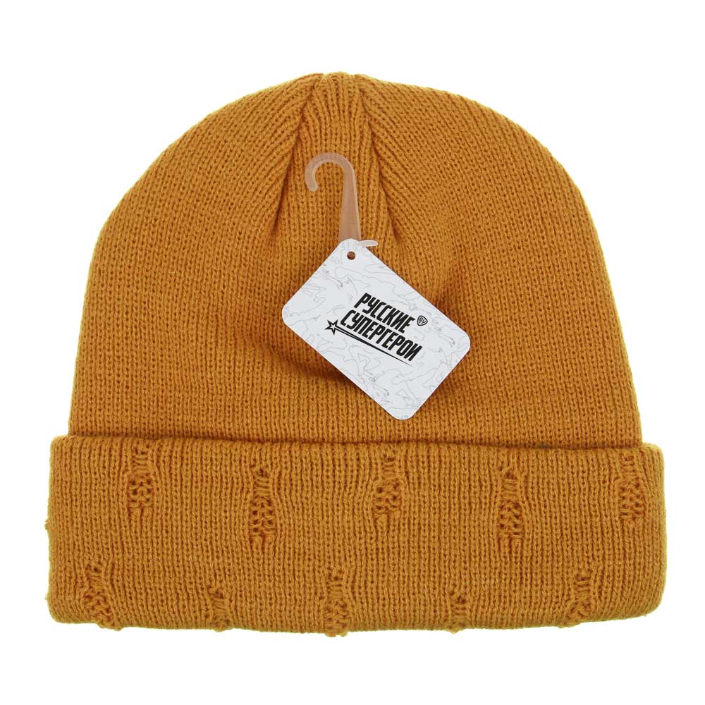 BY Русские Супергерои BE YOURSELF Шапка взрослая, р-р 56-58, 4 цвета, СЗШ24-30, арт.№ 314-874