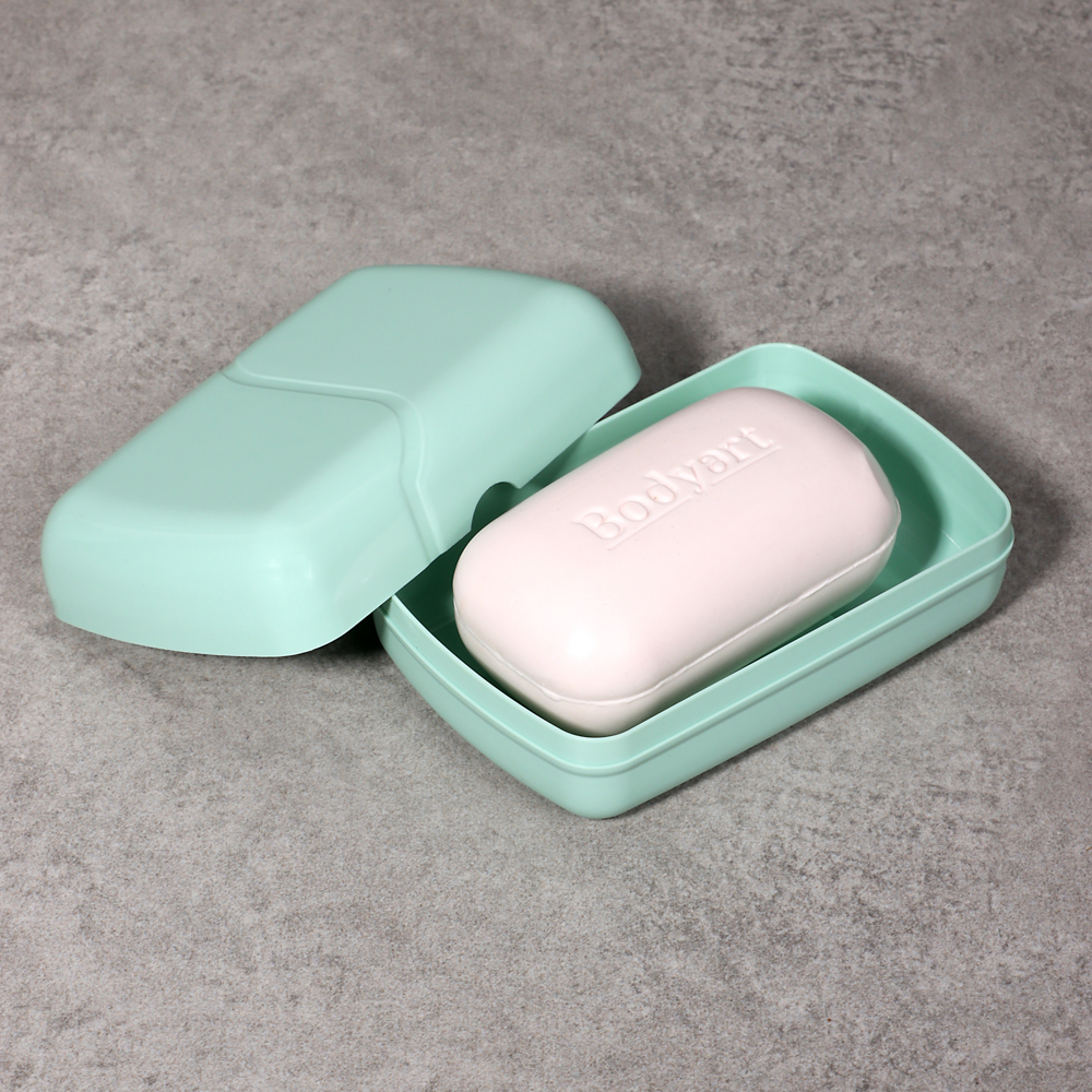 Мыльница, Волна, 77х11х45, пластик, мятный, арт.№ 463-447