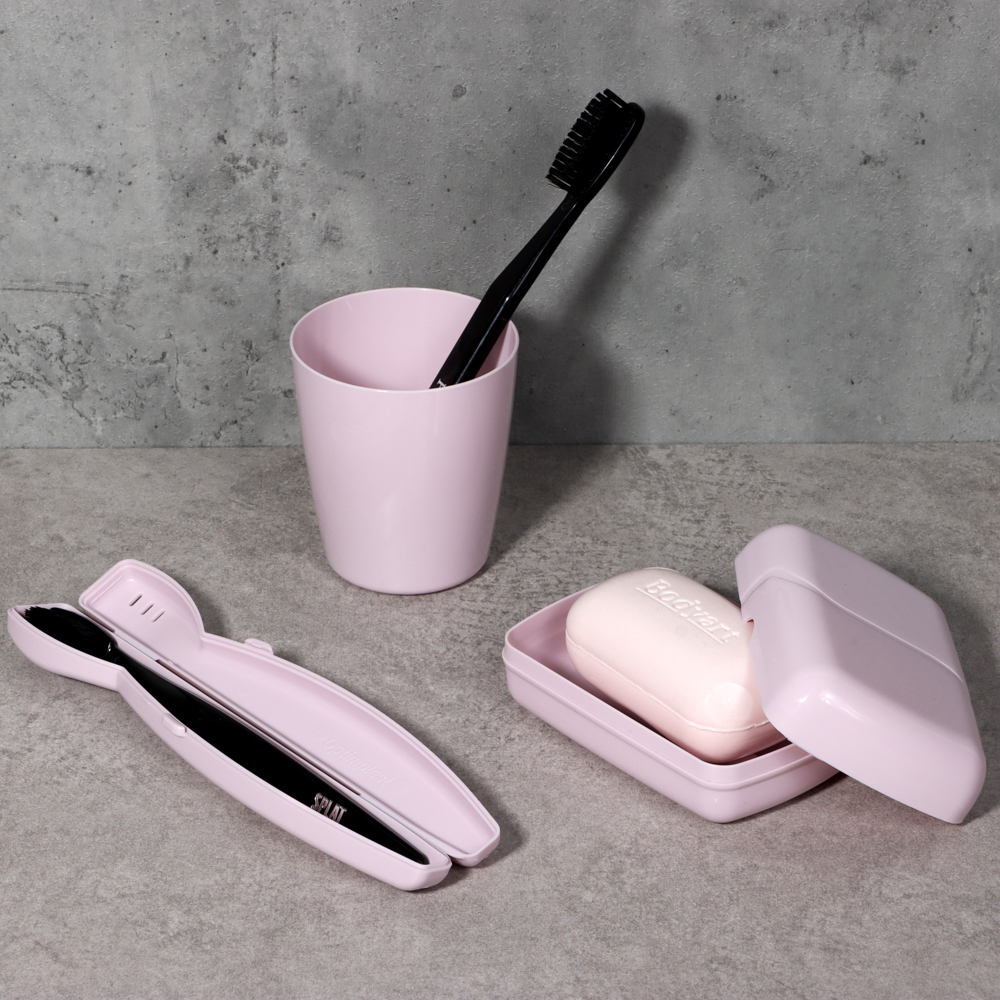 Мыльница, Волна, 77х11х45, пластик, нежно-лиловый, арт.№ 463-449