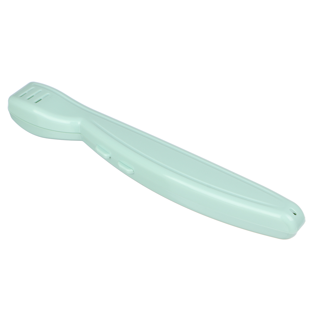 Футляр для зубной щетки, Волна, 200х25х20, пластик, мятный, арт.№ 463-450