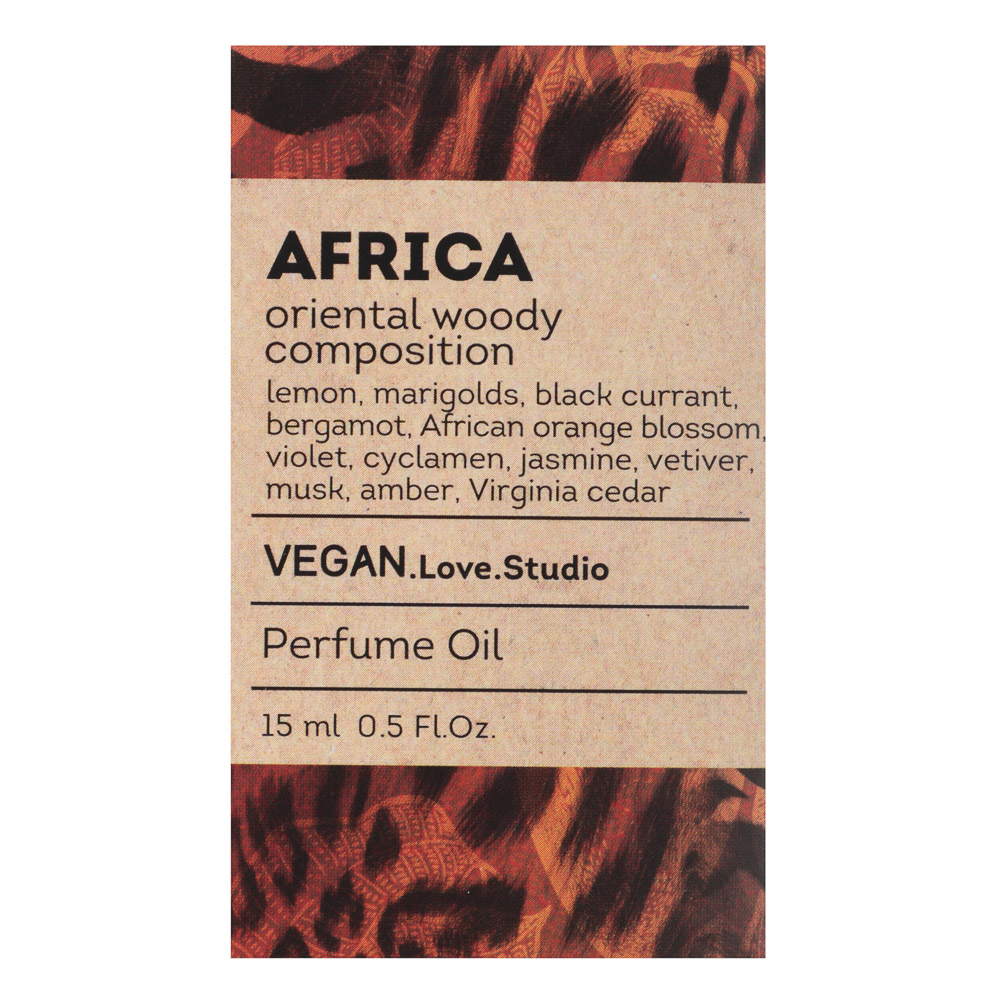 Парфюмерное масло Vegan.Love.Studio, Africa, 15 мл, арт.№ 313-342
