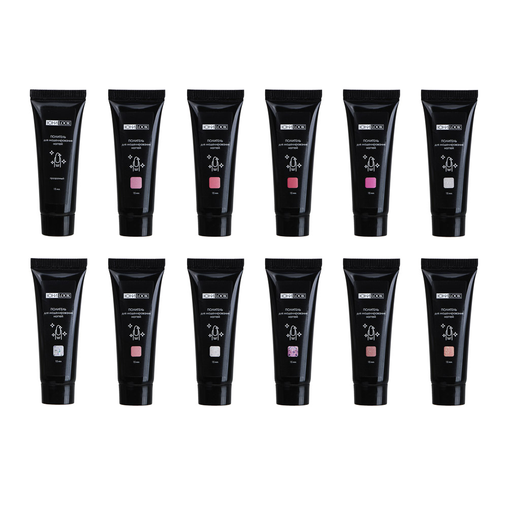 ЮНИLOOK Полигель для моделирования ногтей, 15 мл, арт.№ 017-376