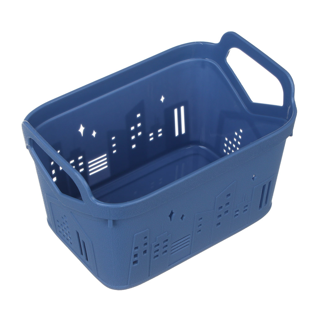 Корзина для хранения тм VETTA, пластик, 18,8х12,5х12см, арт.№ 414-211