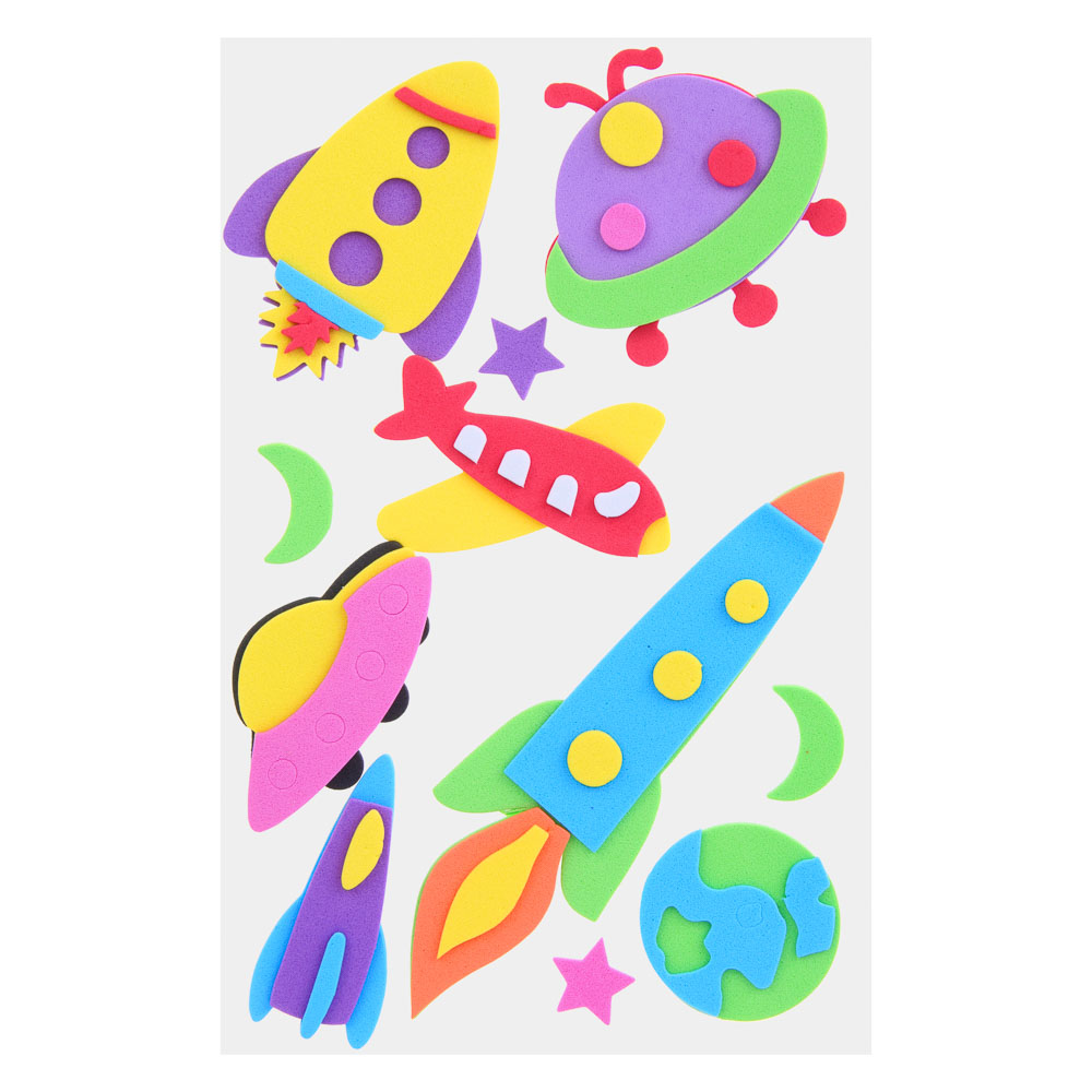 Fntastic Набор наклеек декоративных, 22x12,5 см, ПЕВА, авто/мото, 6 дизайнов, арт.№ 503-016