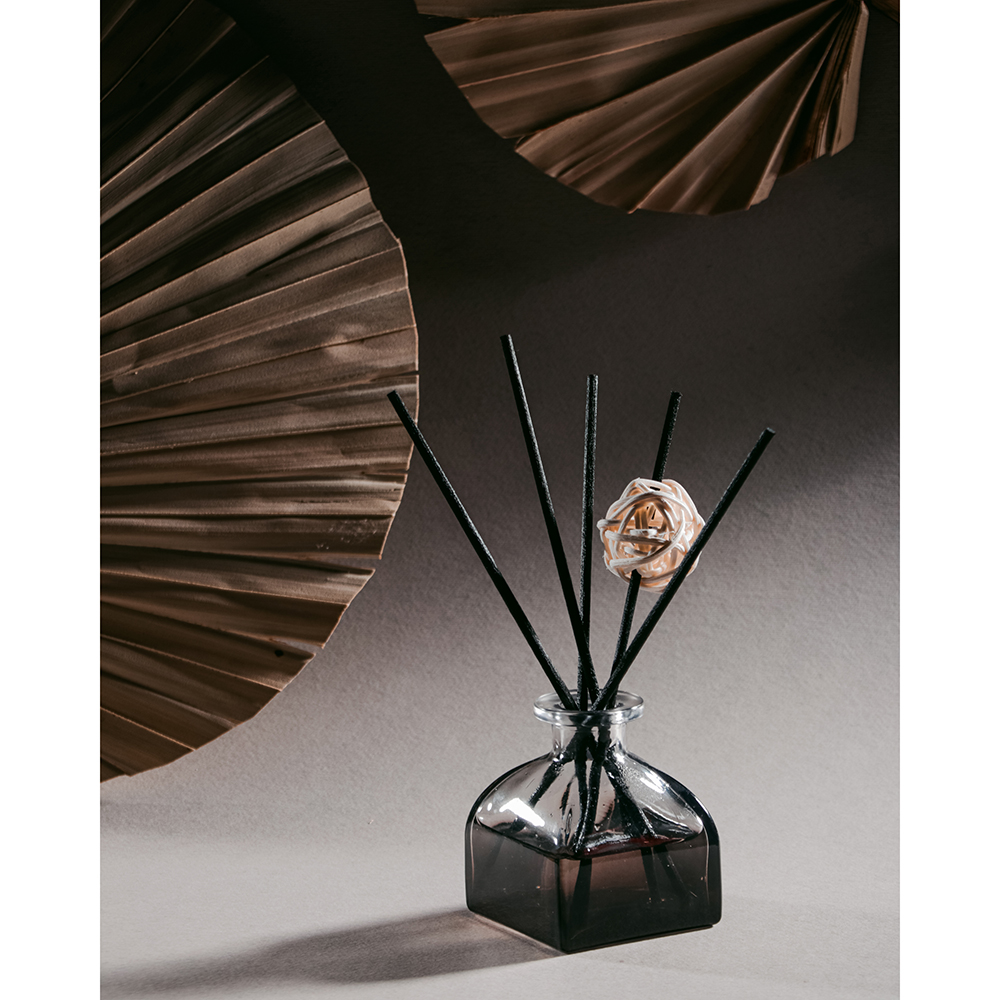 LADECOR Аромадиффузор с палочками,  с декоративным флаконом, 50 мл, роза, белый чай, персик, прованс, арт.№ 412-073