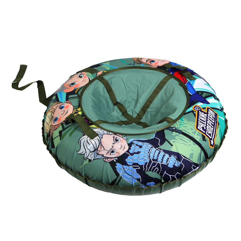 BY Русские Супергерои Сноутьюб с сиденьем, d=100см, оксфорд 600D, резина R15, ПВХ, арт.№ 112-066