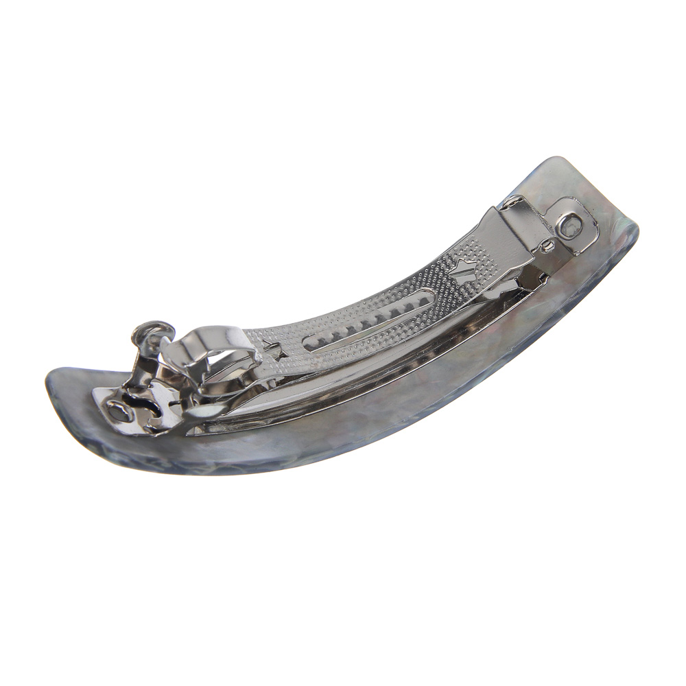 ЮНИLOOK Заколка-автомат для волос, 10,5х2,5см, акрил, металл, 4 цвета, ACS25-8, арт.№ 321-391