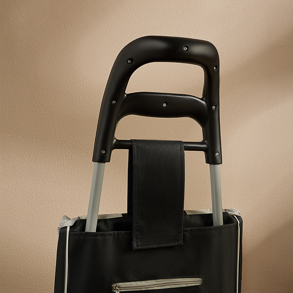 Тележка + сумка, до 30кг тм VETTA, 36х26х95см, 28л, брезент, колеса ЭВА d16см, арт.№ 467-005