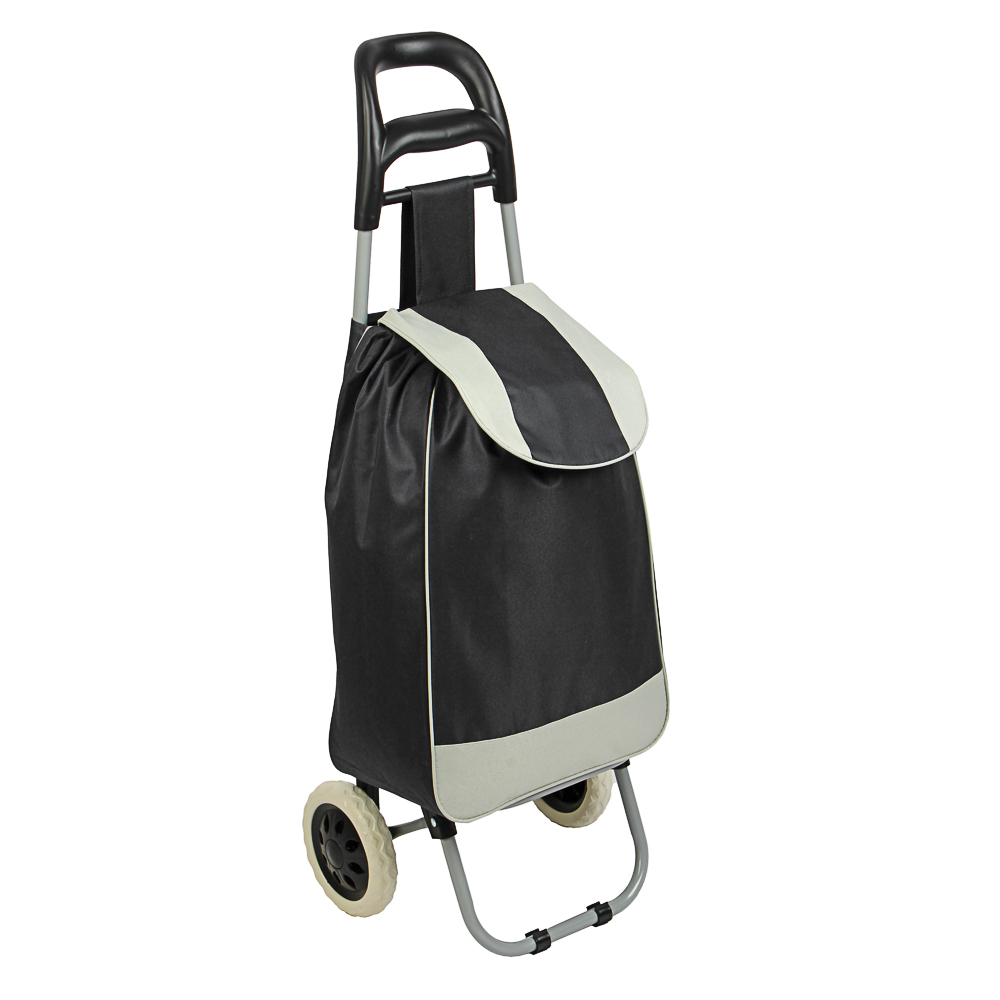 Тележка + сумка, до 30кг тм VETTA, 36х26х95см, 28л, брезент, колеса ЭВА d16см, арт.№ 467-005