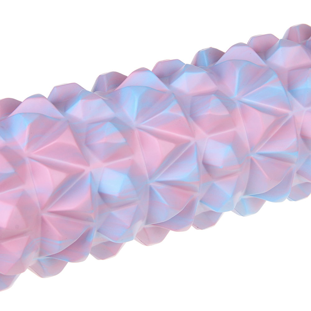 SILAPRO MAX Роллер для миофасциального массажа, сине-розовый, 30х8.5см, EVA, PVC, арт.№ 192-035