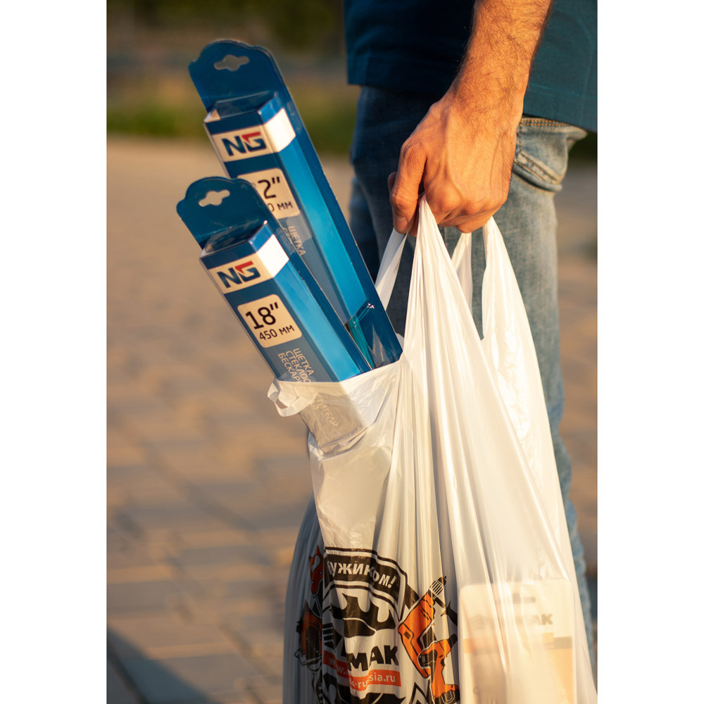 Пакет п/эт ЕРМАК большой 35/18x65, арт.№ 624-037