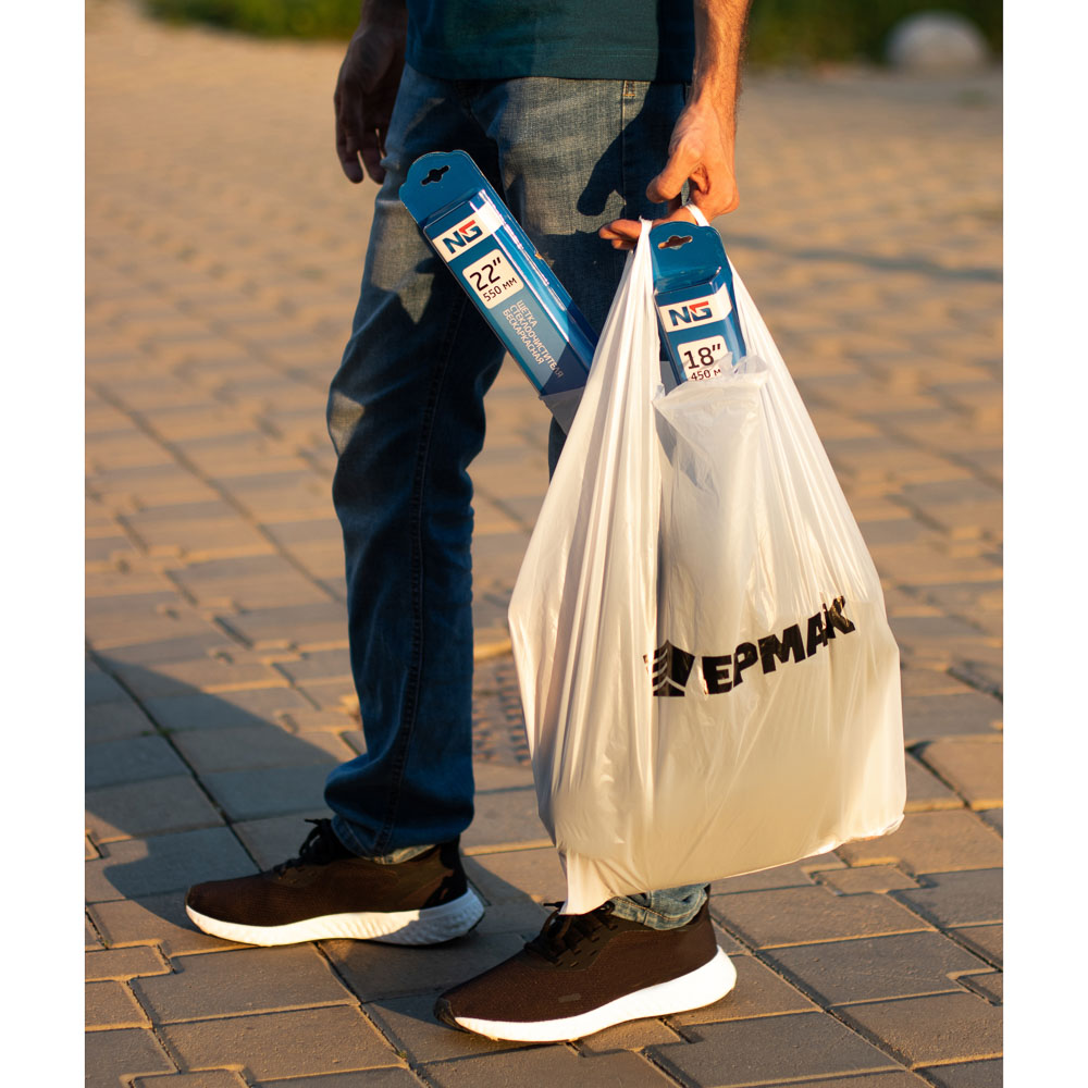 Пакет п/эт ЕРМАК большой 35/18x65, арт.№ 624-037