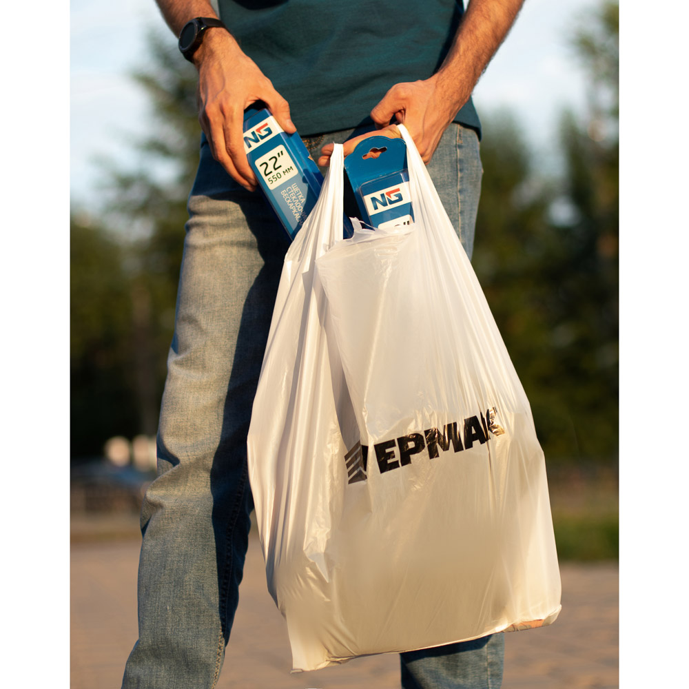 Пакет п/эт ЕРМАК большой 35/18x65, арт.№ 624-037