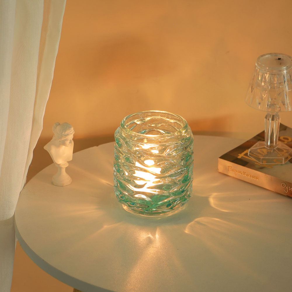 Подсвечник, 8x9,5 см, стекло, арт.№ 359-921