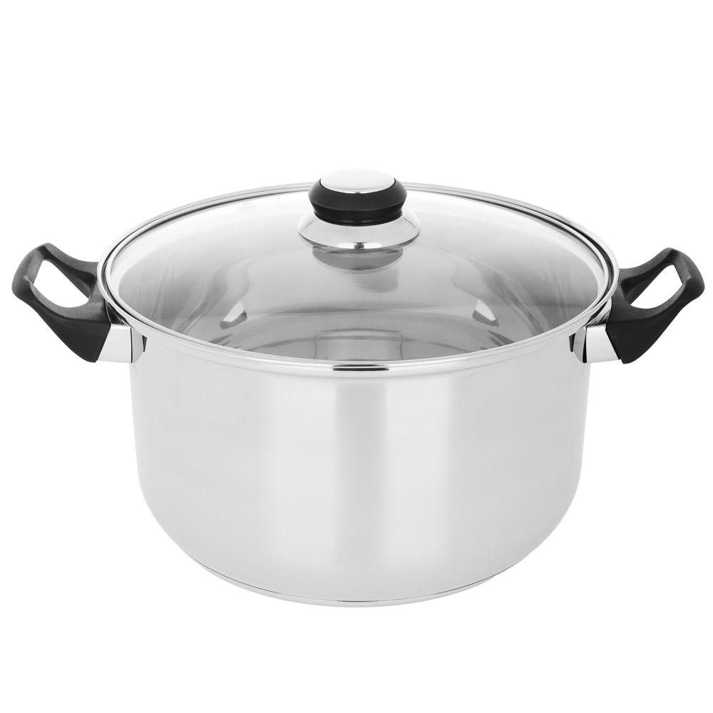 Стрейтон Кастрюля 24х13,5см, 4,9л, со стекл. крышкой, арт.№ 822-120