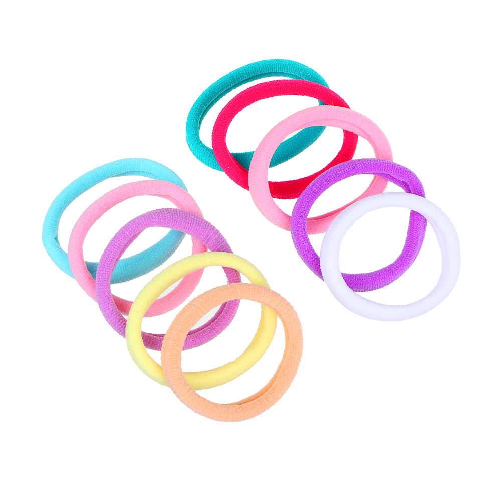 BERIOTTI Набор резинок для волос 5шт, полиэстер, 5см, арт.№ 322-024