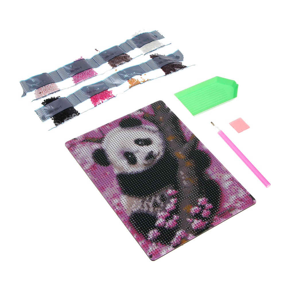 Картина из страз ХОББИХИТ, комплект (стразы, палочка, основа), 20х15см, арт.№ 281-155