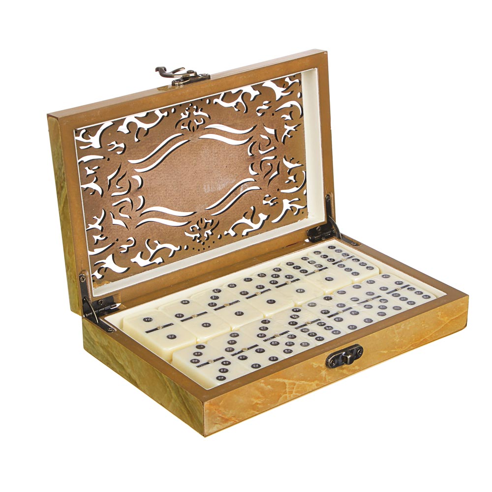 LDGames Домино в подарочной коробке, дерево, 20х13х4см, арт.№ 537-007