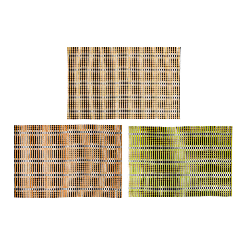 Салфетка сервировочная бамбук, 45х30см, "Шелковые фантазии", 3 дизайна, арт.№ 890-310