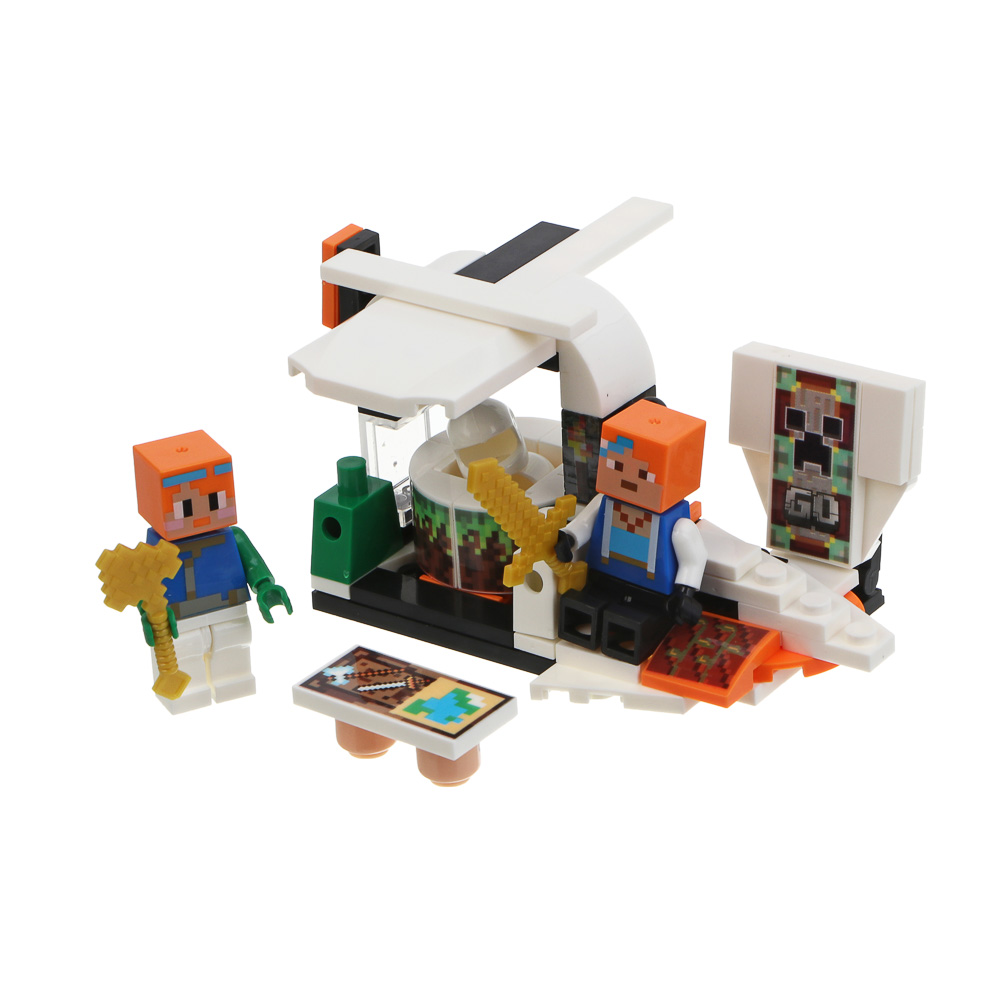 ИГРОЛЕНД Конструктор "Квадратный мир", 17х4х12 см, ABS, 8 видов, арт.№ 265-683