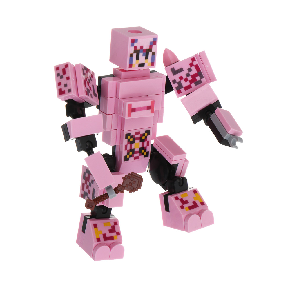 ИГРОЛЕНД Конструктор "Квадратный мир" 1, 12х4х10 см, ABS, 8 видов, арт.1, арт.№ 265-684