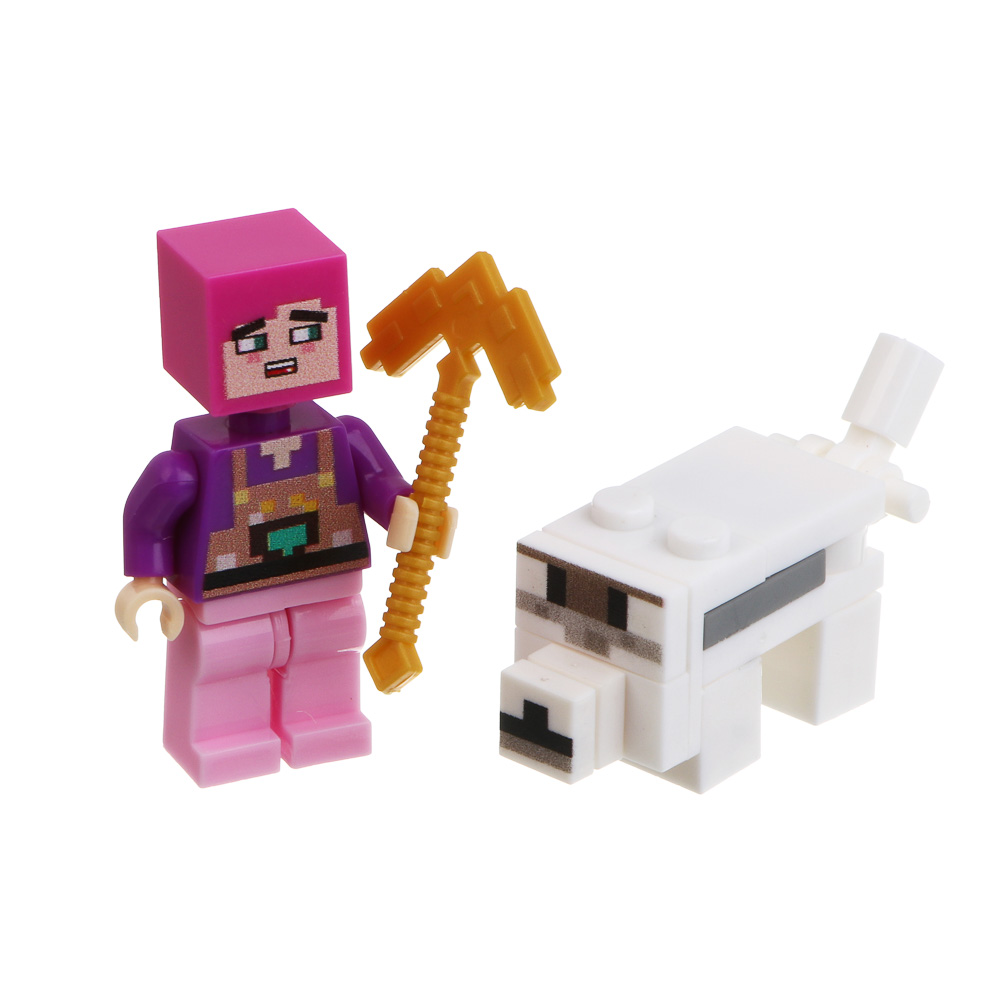 ИГРОЛЕНД Конструктор "Квадратный мир" 8 в 1, 8х3,5х11 см, ABS, 8 видов, арт.№ 265-685