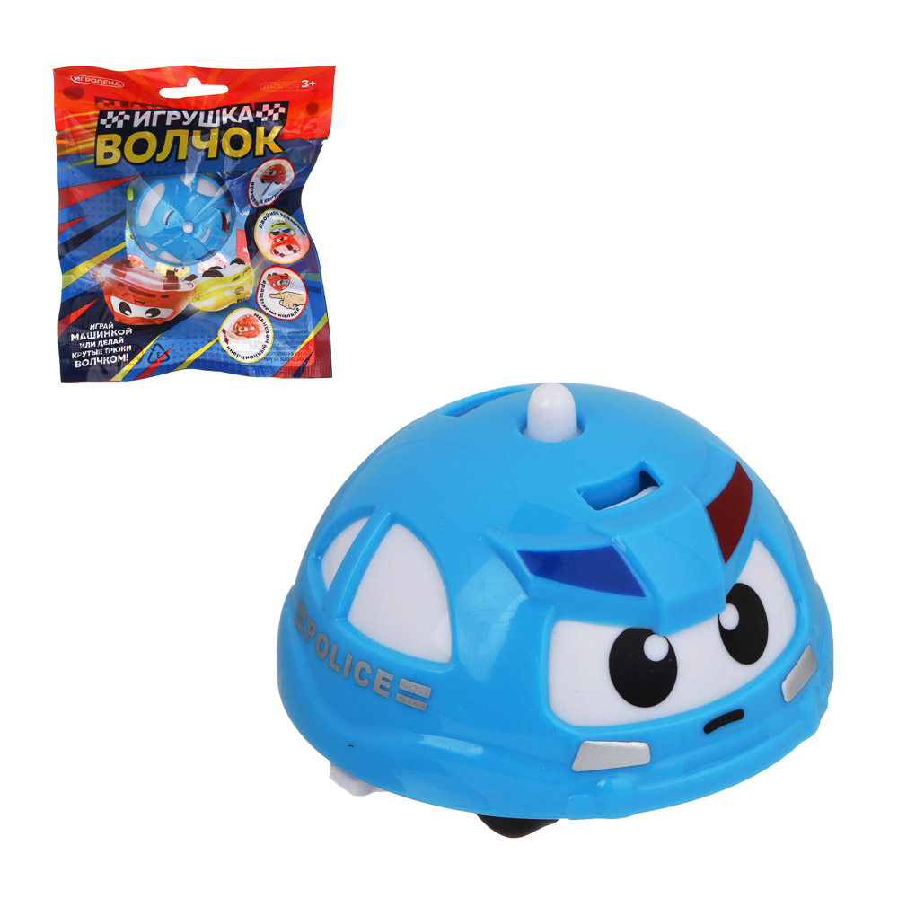 ИГРОЛЕНД Игрушка волчок, 11,6х14,4см, ABS, микс, арт.№ 295-296