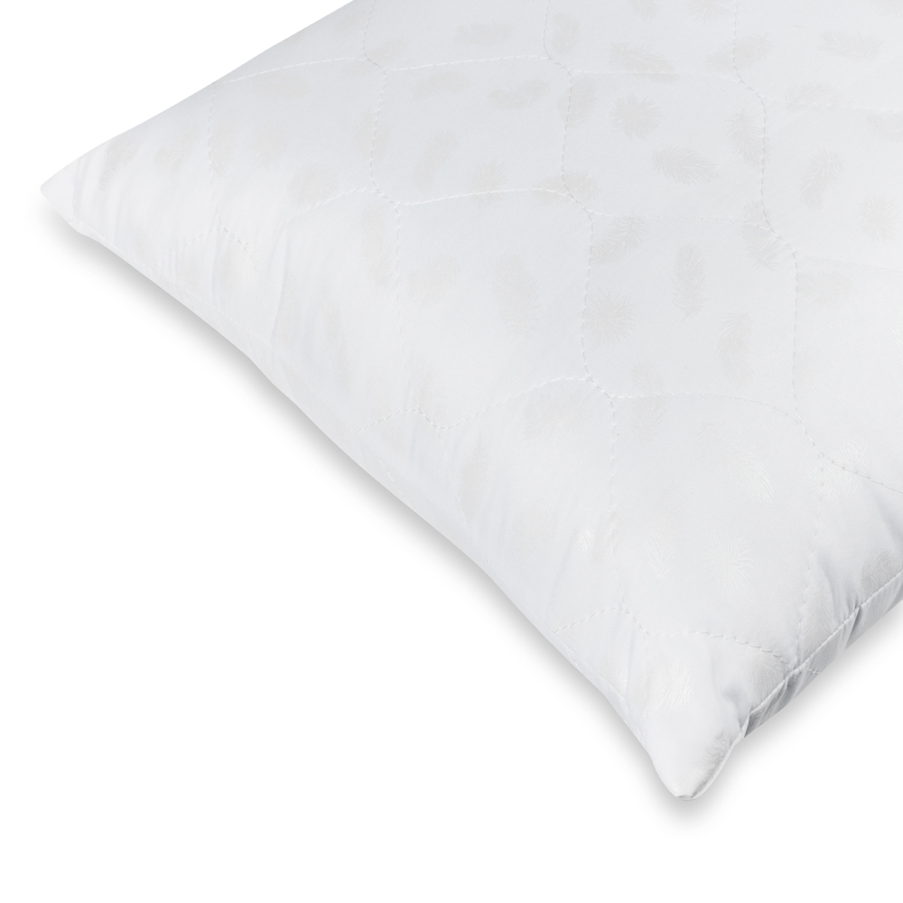 PROVANCE Лебяжий пух Подушка стеганая, 700гр, 70х70см, п/э волокно, арт.№ 427-048