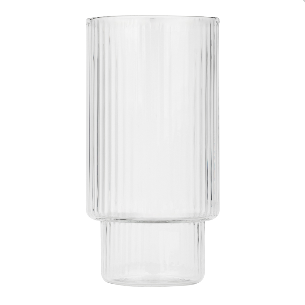 MILLIMI Набор стаканов Астра 400 мл, 2 шт, стекло, рифленый, арт.№ 878-618