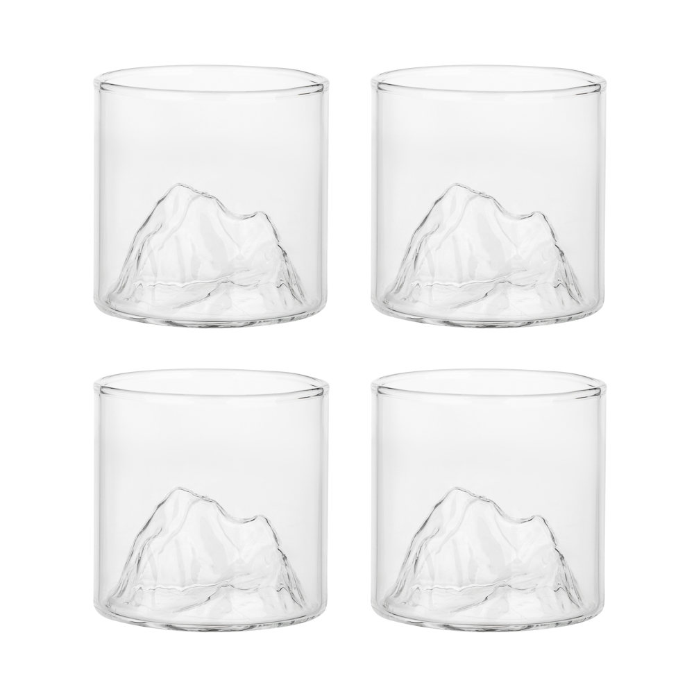MILLIMI Набор стаканов Вершина 150 мл, 4 шт, стекло, арт.№ 878-619