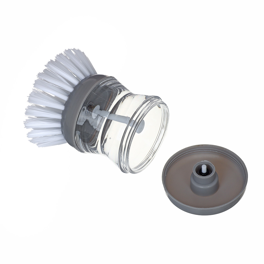 VETTA Щетка для посуды с мыльницей и дозатором, пластик, 8см, арт.№ 441-010