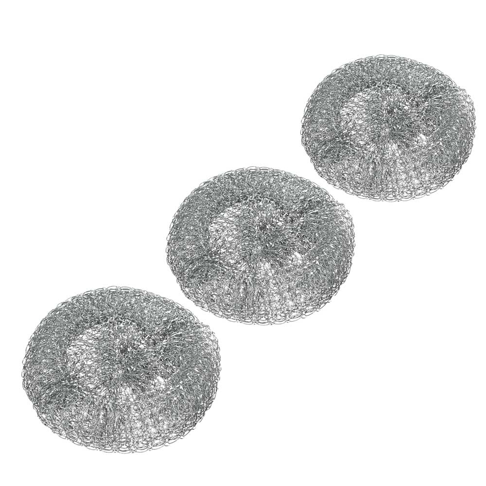 Губки для мытья посуды тм VETTA, 3шт, металл 20г, арт.№ 441-018