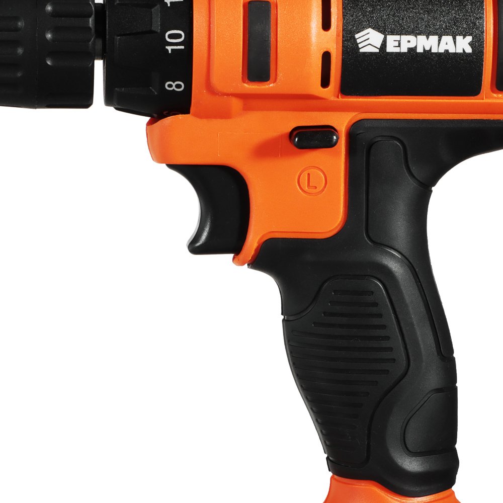 ЕРМАК Дрель-шуруповерт, аккумуляторная ДША-12В /1,3Ач/Li-Ion/ 18 Н*м/18+1 скор/1аккум/коробка, арт.№ 646-312