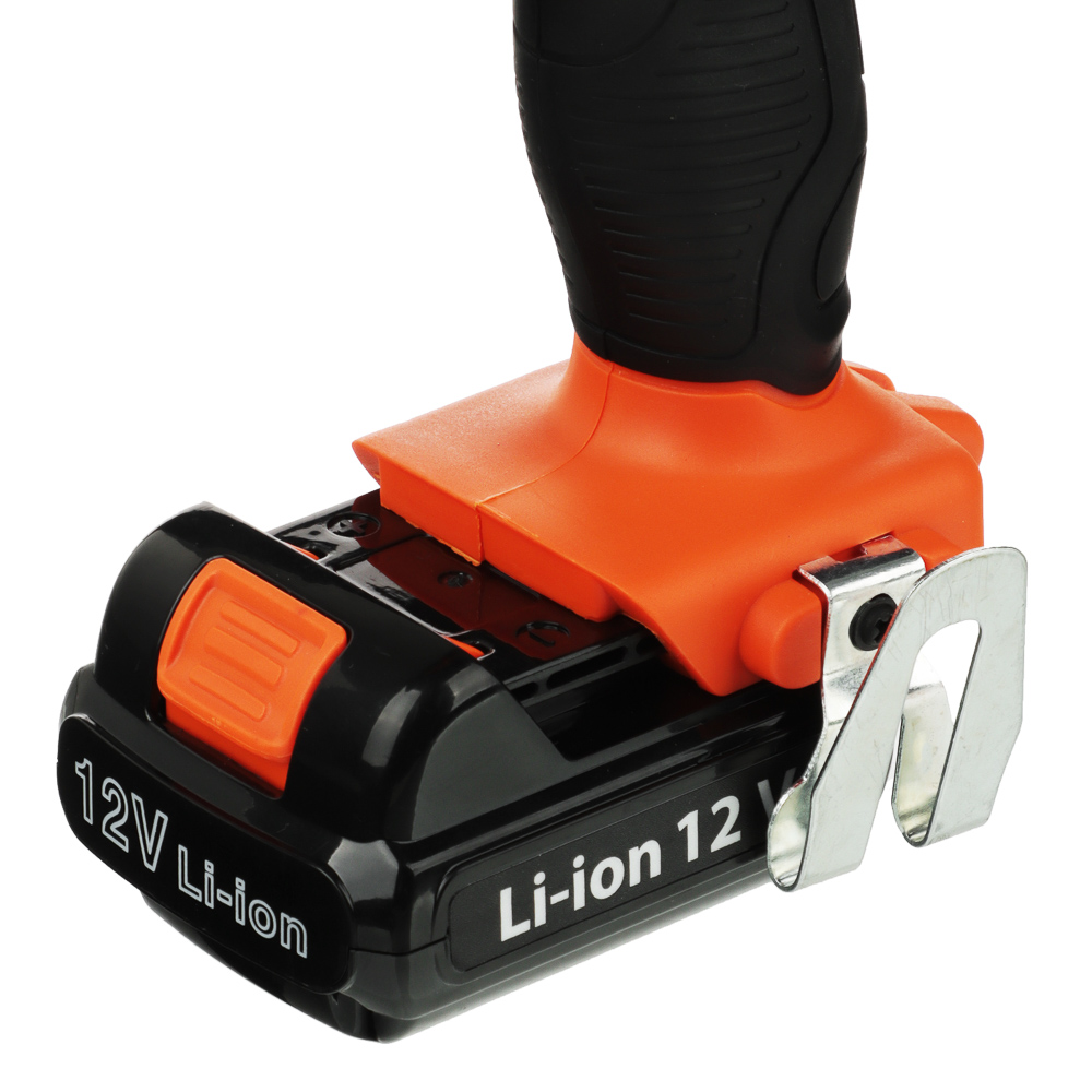 ЕРМАК Дрель-шуруповерт, аккумуляторная ДША-12В /1,3Ач/Li-Ion/ 18 Н*м/18+1 скор/1аккум/коробка, арт.№ 646-312