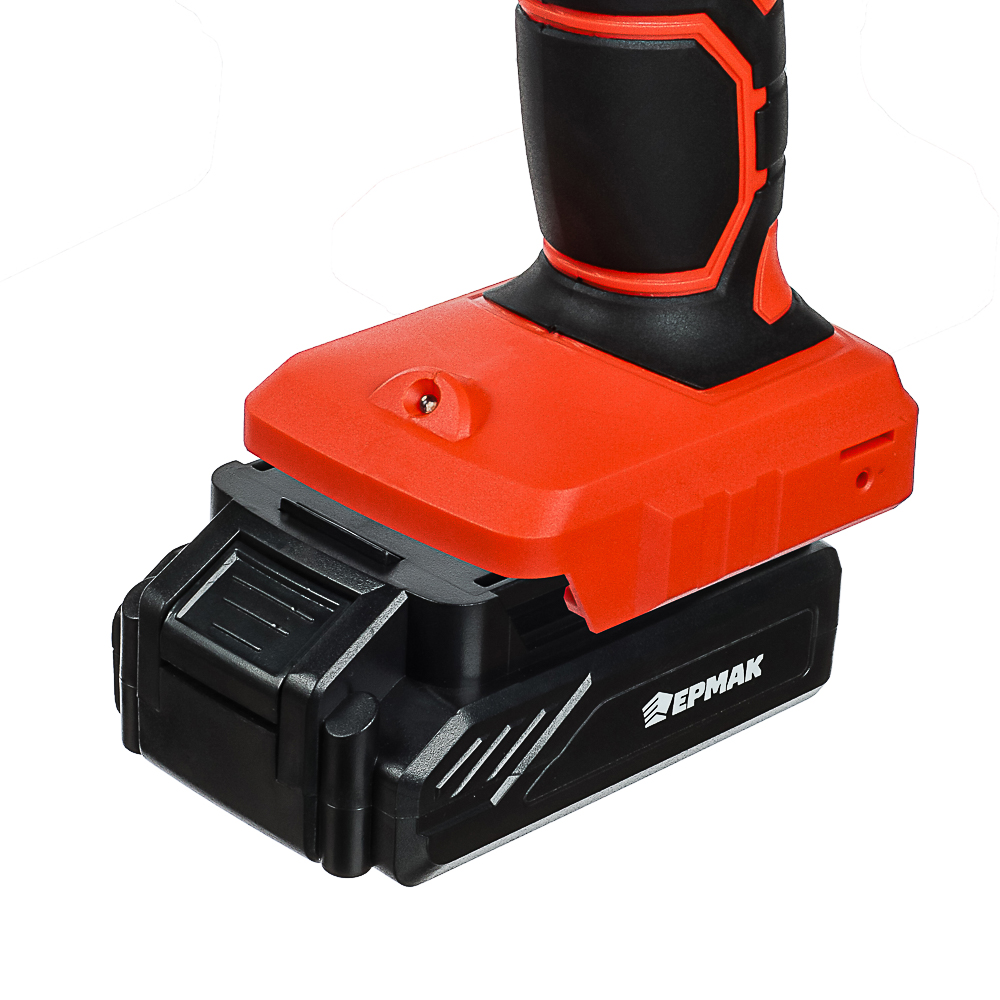 ЕРМАК Дрель-шуруповерт аккумуляторная ДША-18, 0-450-1550 об/мин, 1,3 Li-on (1),30Н*м, подсветка, арт.№ 646-325