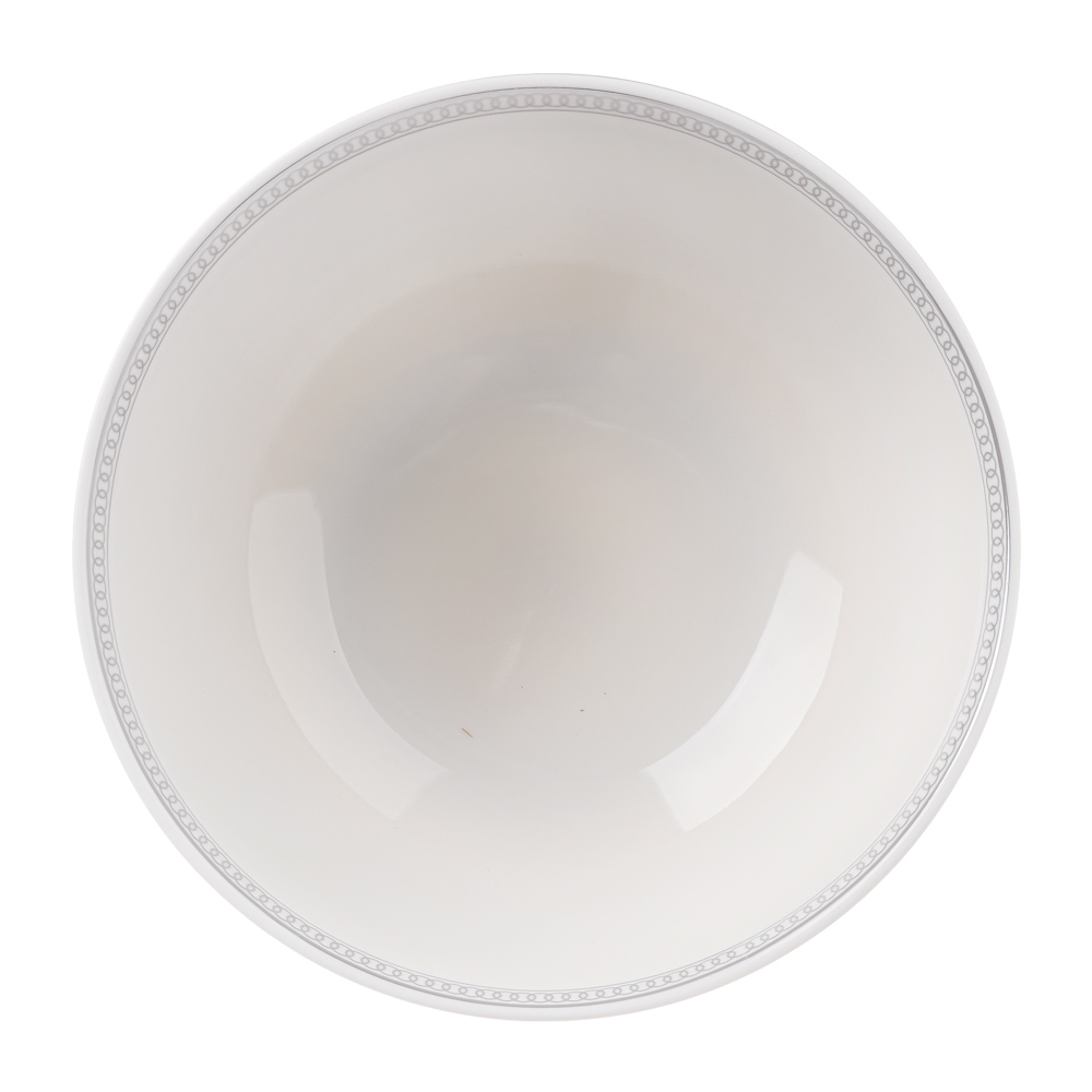 BY COLLECTION Сильвер Салатник круглый, 15х7см, костяной фарфор, арт.№ 820-772